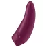 Satisfyer Curvy 1+ - estimulador clitóris sucção com app - silicone vermelho