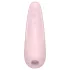 Satisfyer Curvy 2+ - vibrador clitóris sucção app - silicone rosa