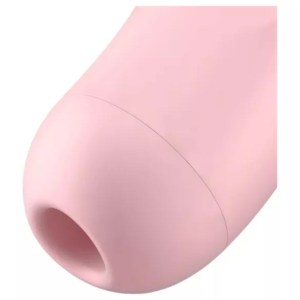 Satisfyer Curvy 2+ - vibrador clitóris sucção app - silicone rosa