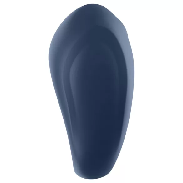 Satisfyer Strong One - anel peniano vibratório inteligente - silicone azul