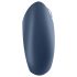 Satisfyer Royal One - anel peniano vibratório inteligente - silicone azul
