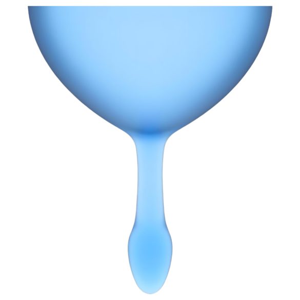 Satisfyer Feel Good - coletor menstrual kit 2 unidades - silicone azul