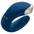 Satisfyer Double Love - vibrador casal com app - silicone azul