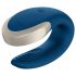 Satisfyer Double Love - vibrador casal com app - silicone azul