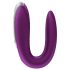 Satisfyer - vibrador casal com controle app - roxo