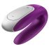 Satisfyer - vibrador casal com controle app - roxo