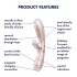 Satisfyer Hot Lover - vibrador inteligente - prata