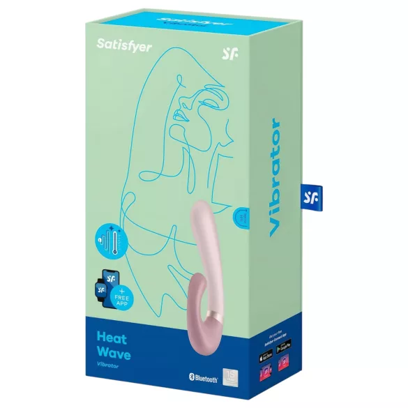 Satisfyer Heat Wave - Vibrador aquecedor com controlo por app (bege)