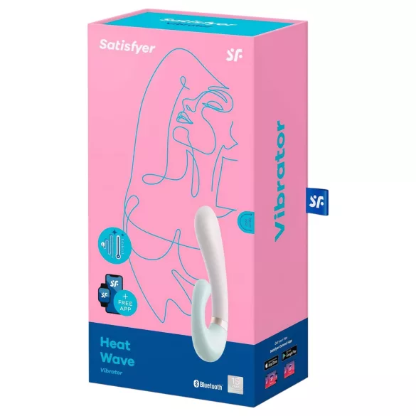 Satisfyer Heat Wave - Vibrador aquecedor com controlo por app (menta)