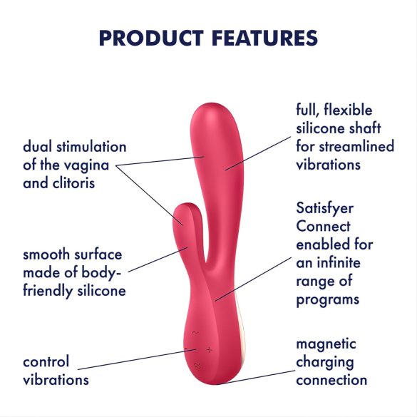Satisfyer Mono Flex - vibrador clitóris e ponto G recarregável