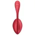 Satisfyer Shiny Petal - vibrador bullet controle remoto - vermelho
