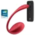 Satisfyer Shiny Petal - vibrador bullet controle remoto - vermelho