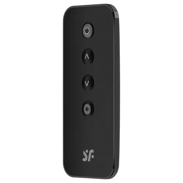 Satisfyer Ribbed Petal - vibrador bullet com controle remoto - preto