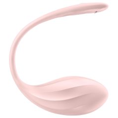 Satisfyer Ribbed Petal - ovo vibratório com rádio (rosa)