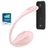 Satisfyer - ovo vibratório com controle remoto - recarregável - rosa