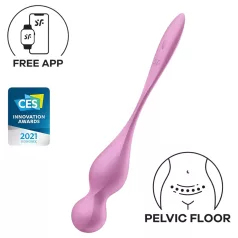   Satisfyer Love Birds 1 - Bola de geisha vibratória controlada por app (rosa)