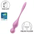 Satisfyer Love Birds 1 - Bola de geisha vibratória controlada por app (rosa)