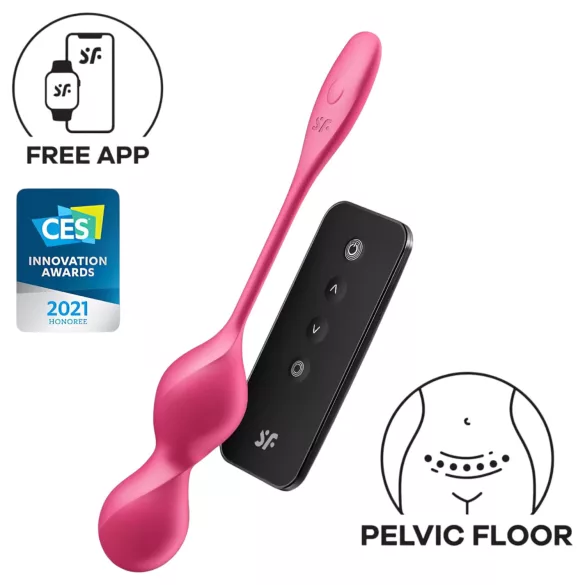 Satisfyer Love Birds 2 - Bola vaginal com vibração controlada por app (rosa)