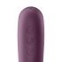 Satisfyer Dual Kiss - vibrador 2 em 1 clitóris e vaginal - silicone lilás
