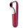 Satisfyer Dual Love - vibrador clitóris e vaginal com app - silicone vermelho