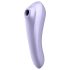 Satisfyer Dual Pleasure - vibrador 2 em 1 sucção e vibração - silicone lilás