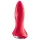 Satisfyer - plug anal vibratório rotativo com esferas - silicone vermelho
