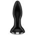 Satisfyer - plug anal vibratório com esferas - silicone preto