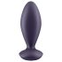 Satisfyer - plug anal vibrador control app - silicone lilás
