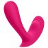 Satisfyer Top Secret - vibrador duplo motor control app - silicone rosa
