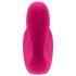 Satisfyer Top Secret - vibrador duplo motor control app - silicone rosa