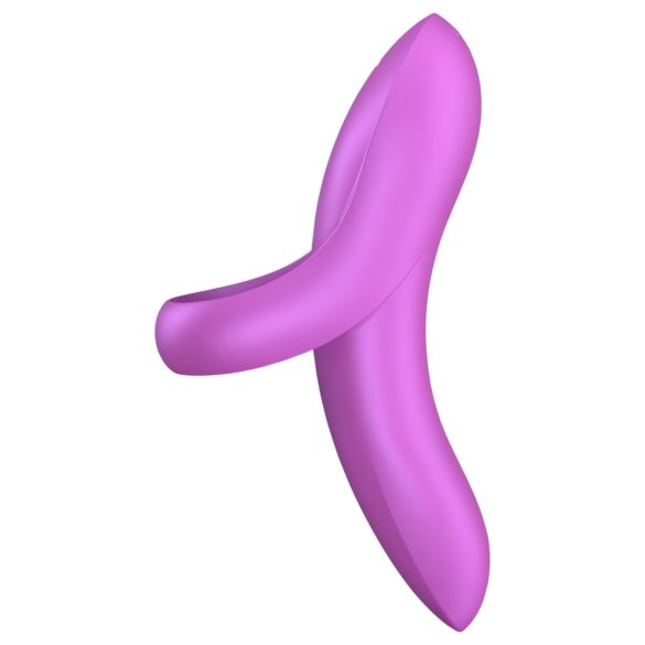 Satisfyer Bold Lover - vibrador de dedo recarregável à prova d'água - rosa