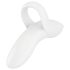 Satisfyer Bold Lover - vibrador de dedo recarregável e à prova d'água (branco)