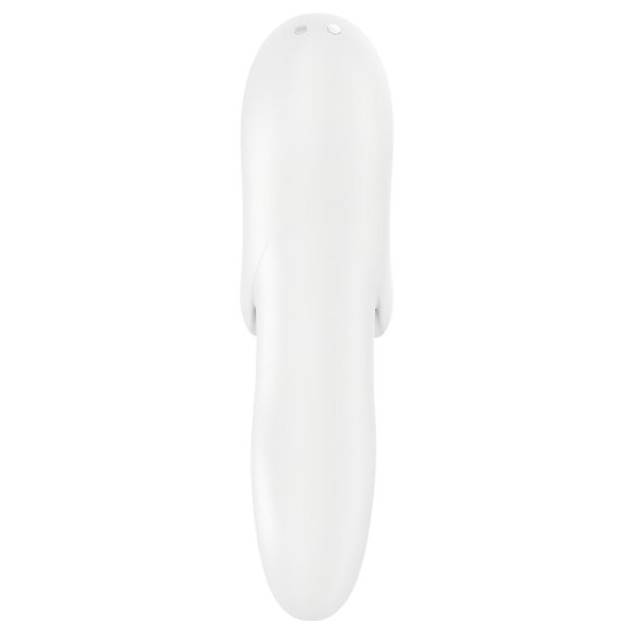 Satisfyer Bold Lover - vibrador de dedo recarregável e à prova d'água (branco)