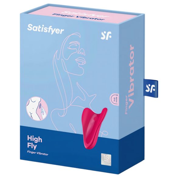 Satisfyer High Fly - vibrador clitóris recarregável à prova d’água - rosa
