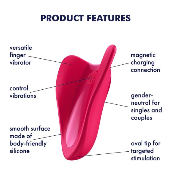 Satisfyer High Fly - vibrador clitóris recarregável à prova d’água - rosa