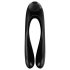 Satisfyer Candy Cane - vibrador duplo recarregável à prova d'água - preto