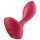 Satisfyer Backdoor Lover - vibrador anal recarregável à prova d'água - vermelho