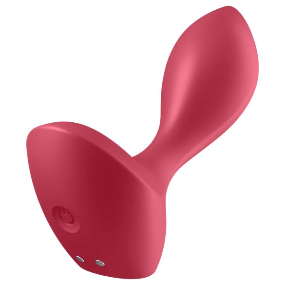 Satisfyer Backdoor Lover - vibrador anal recarregável à prova d'água - vermelho