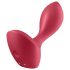 Satisfyer Backdoor Lover - vibrador anal recarregável à prova d'água - vermelho