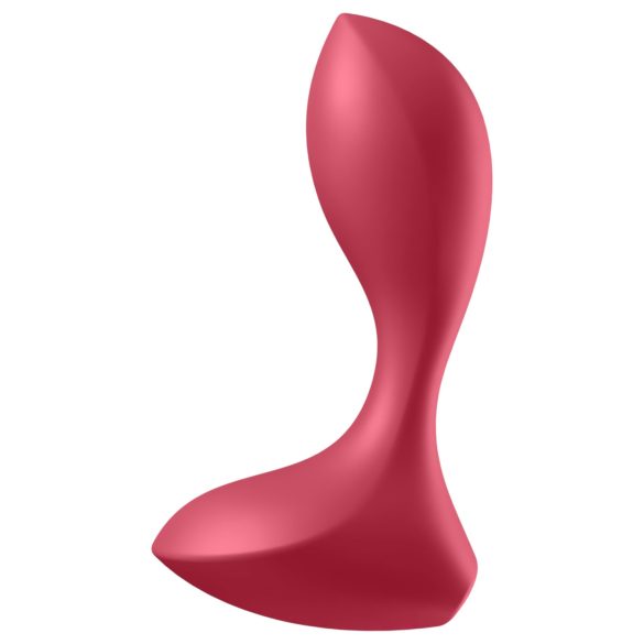 Satisfyer Backdoor Lover - vibrador anal recarregável à prova d'água - vermelho