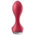Satisfyer Backdoor Lover - vibrador anal recarregável à prova d'água - vermelho
