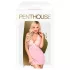 Penthouse - conjunto de lingerie rendado com colar - rosa - L/XL