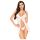 Penthouse After Sunset - babydoll transparente com tanga - branco - M/L