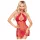 Penthouse - babydoll e tanga rendados - vermelho - L/XL