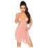 Penthouse Sweet Beast - babydoll sexy rosa - conjunto lingerie - L/XL