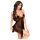Penthouse - conjunto babydoll rendado - preto - Sweet Beast - M/L