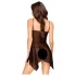 Penthouse - conjunto babydoll rendado - preto - Sweet Beast - L/XL