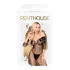 Penthouse High Profil - macacão sensual com flores - renda preta - XL