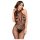 Penthouse First Lady - body rendado aberto - preto - XL