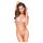 Penthouse Double Spice - conjunto lingerie rendado - sutiã e calcinha - nude